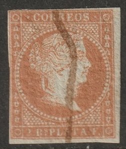 Cuba 1855 Sc 4 used