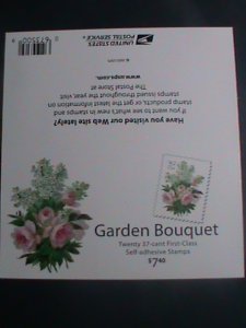 ​UNITED STATES-2004-SC#3836a -LOVELY WHITE-LILACS-& PINK ROSES MNH BOOKLET VF