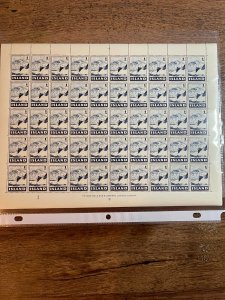 Iceland, Scott C24, MNH Complete pane of 50