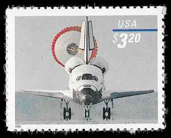 PCBstamps   US #3261 $3.20 Space Shuttle Landing, MNH, (8)