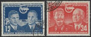 Germany DDR #92-93 Used Set of 2