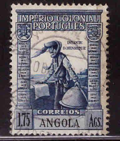 Angola  Scott 287 Used Vasco da Gama 1938 common design