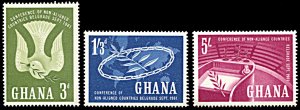 Ghana 101-103, MNH, Conference of Non-Aligned Nations