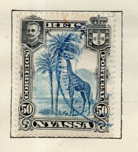 Nyassa 1901 Early Issue Fine Used 50r. NW-113375