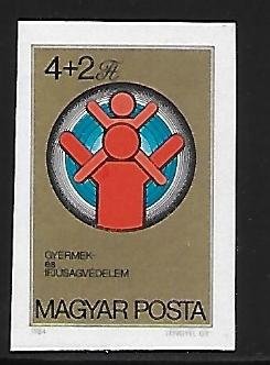 Hungary 1984, Youth welfare 1v imperforated, MNH
