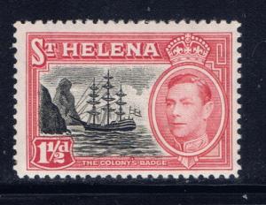 St Helena 120 Lightly Hinged 1938 issue