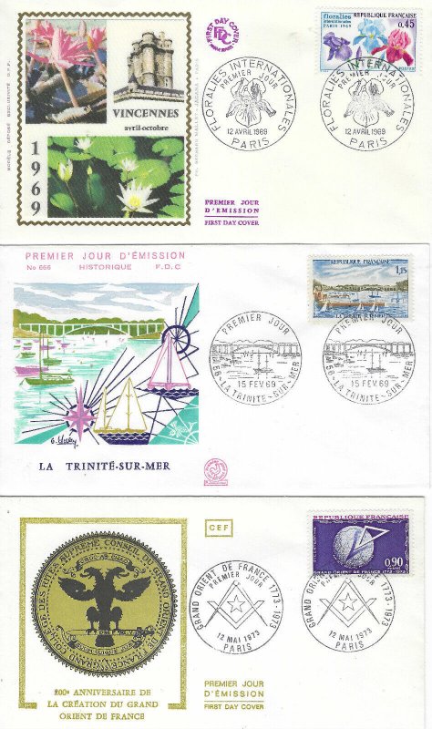 FRANCE - FIRST DAY COVERS