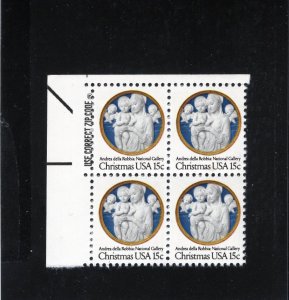 1768 Christmas, MNH UL-ZIP blk/4