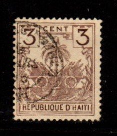 Haiti - #40 Coat of Arms  - Used