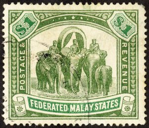 Malaya Stamps # 34 Used VF Scott Value $57.50