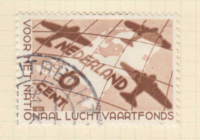 NETHERLANDS, 1935 Air Fund, 6c. Brown, used.