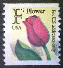 United States, Scott #2518, used(o) coil, 1991,  F Tulip, (29¢)