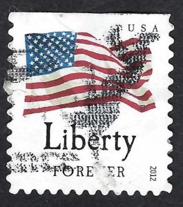 United States #4648 Forever (45¢) Liberty (2012). Booklet single. Used