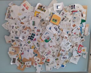 Accumulation Germany BRD Thousands of envelope clippings up to 2007-
