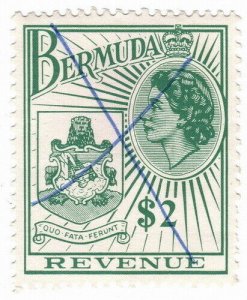 (I.B) Bermuda Revenue : Duty Stamp $2