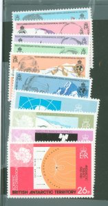 British Antarctic Territory #76/85 Mint (NH) Multiple