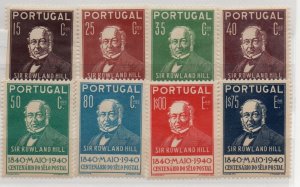 Portugal  595-602 Mint Hinged Set