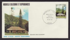 New Caledonia 478 Architecture U/A FDC