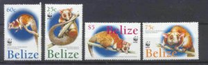 Belize 1177-80 MNH WWF-04 SCV7.25