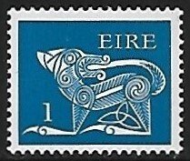 Ireland # 291 - Ancient Animal Pictures - Dog - MNH