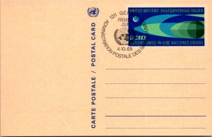 United Nations Geneva, Government Postal Card