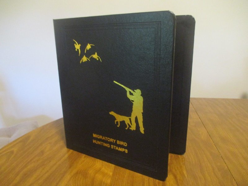 Mac's 3-ring binder for Duck stamps- FREE You BUILD YOUR  DUCK STAMP album pages 