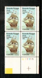 #2093 MNH Plate Block