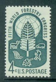 1156 4c World Forestry Congress Fine MNH