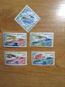 Monaco  Sc #  565-569  NH