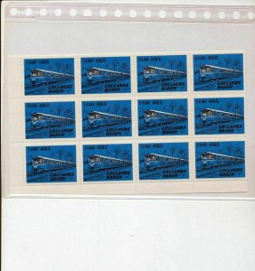 DENMARK Lollands Jernbane Train Railway Bus Stamps x 210(NS 689