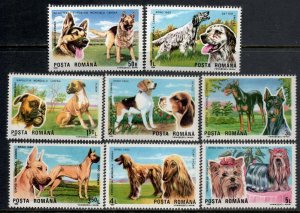 4603 - Romania 1990 - Dogs - MNH Set