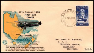 Australia 310 Airplane Typed FDC