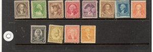 US SCOTT# 704-715, MINT, OG COMPLETE SET