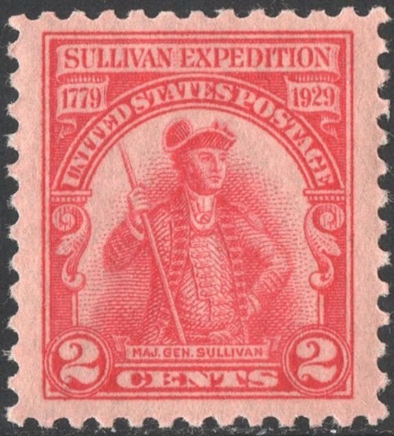 SC#657 2¢ Sullivan Expedition Single (1929) MNH