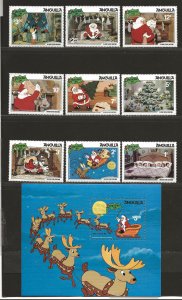 ANGUILLA SC# 453-62   FVF/MNH