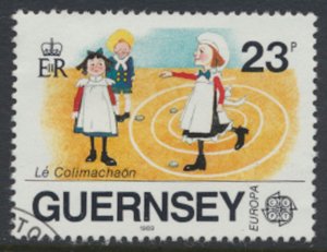 Guernsey  SG 453  SC# 403 Europa Toys Games  1st Day issue cancel see scan