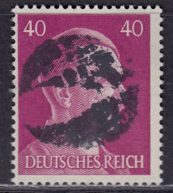 Germany Soviet Zone SBZ - LOCAL BLOSENBERG 40Pf HITLER head - Expertized Richter