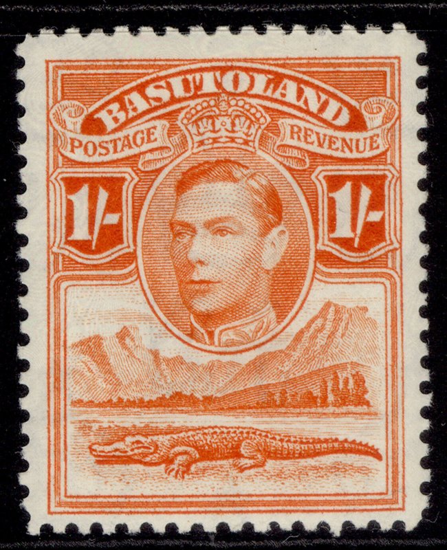 BASUTOLAND GVI SG25, 1s red-orange, M MINT.