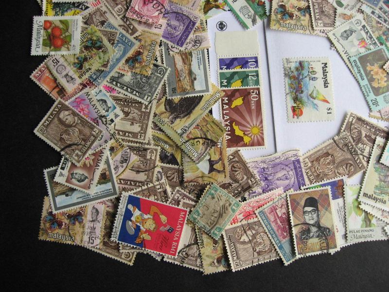 Hoard breakup mixture 150 MALAYA/MALAYSIA Duplicates & mixed condition