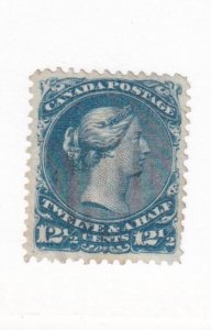 CANADA # 28 VF-12.5cts LARGE QUEEN FACE FREE CLEAN CAT VALUE $160 @ A FAIR %20