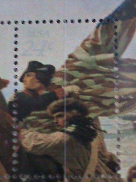 ​UNITED STATES-1976 SC#1688-WASHINGTON CROSSING DELAWARE RIVER  MNH S/S -VF