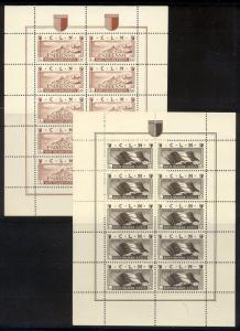 ITALY SASSONE #9-16 Mint NH Sheets - 1944 Emissioni CLN