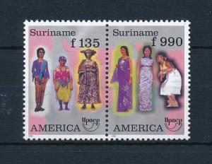 [SU895] Suriname Surinam 1996 UPAEP  America local costumes MNH