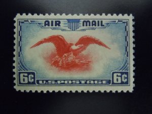 1938 #C23 6c Eagle Holding Shield, Olive Branch & Arrows MNH OG F/VF #2