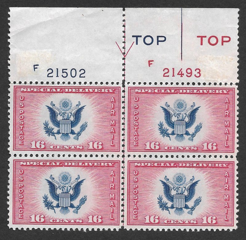 Doyle's_Stamps: MNH 1936 VF-XF Air Post Special Delivery 16c Scott #CE2** PNB