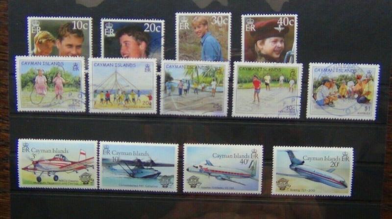 Cayman Islands 1983 Flight MNH 2000 Prince William 2003 Children Used