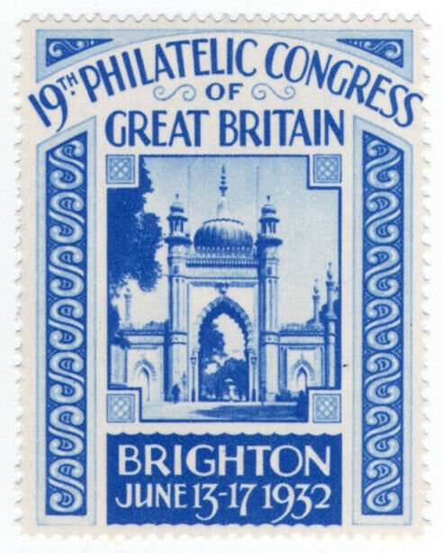 (I.B) Cinderella : 19th Philatelic Congress (Brighton 1932)