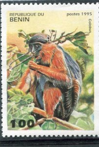 Benin 1995 MONKEY 1 value  Perforated Mint (NH)