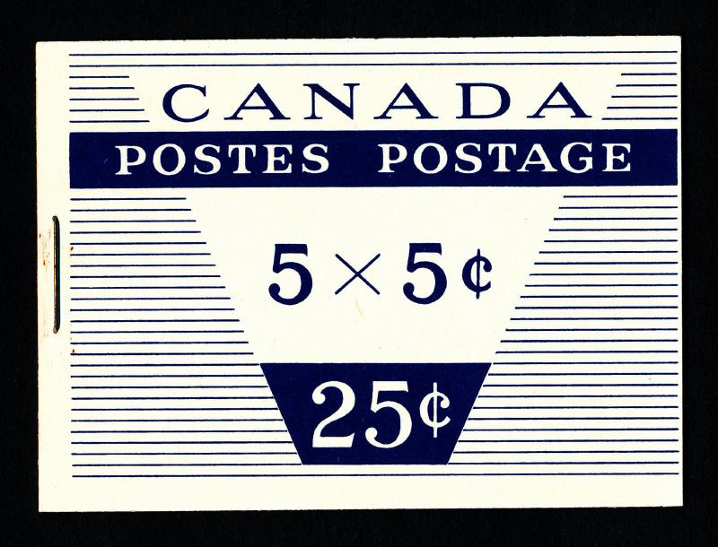 Canada 405a Booklet BK52d Type IV cover MNH Queen Elizabeth Cameo