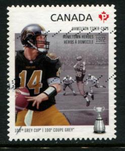 2574 Canada P Hamilton Tigercats SA, used